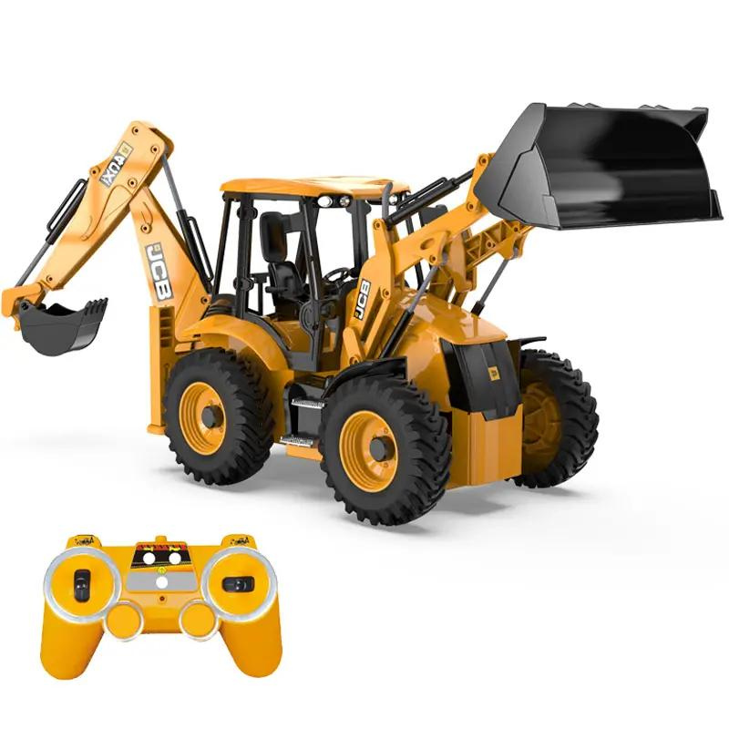Double E E589-003 2.4G 1:20 RC JCB Backhoe Loader 2 in 1 Loader-Digger Bulldozer&Excavator Engineering truck