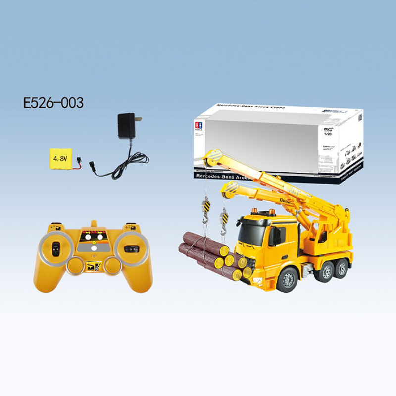 Double E E526-003 1:20 2.4GHz Remote Control Mercedes-Benz Crane Model Toy Truck