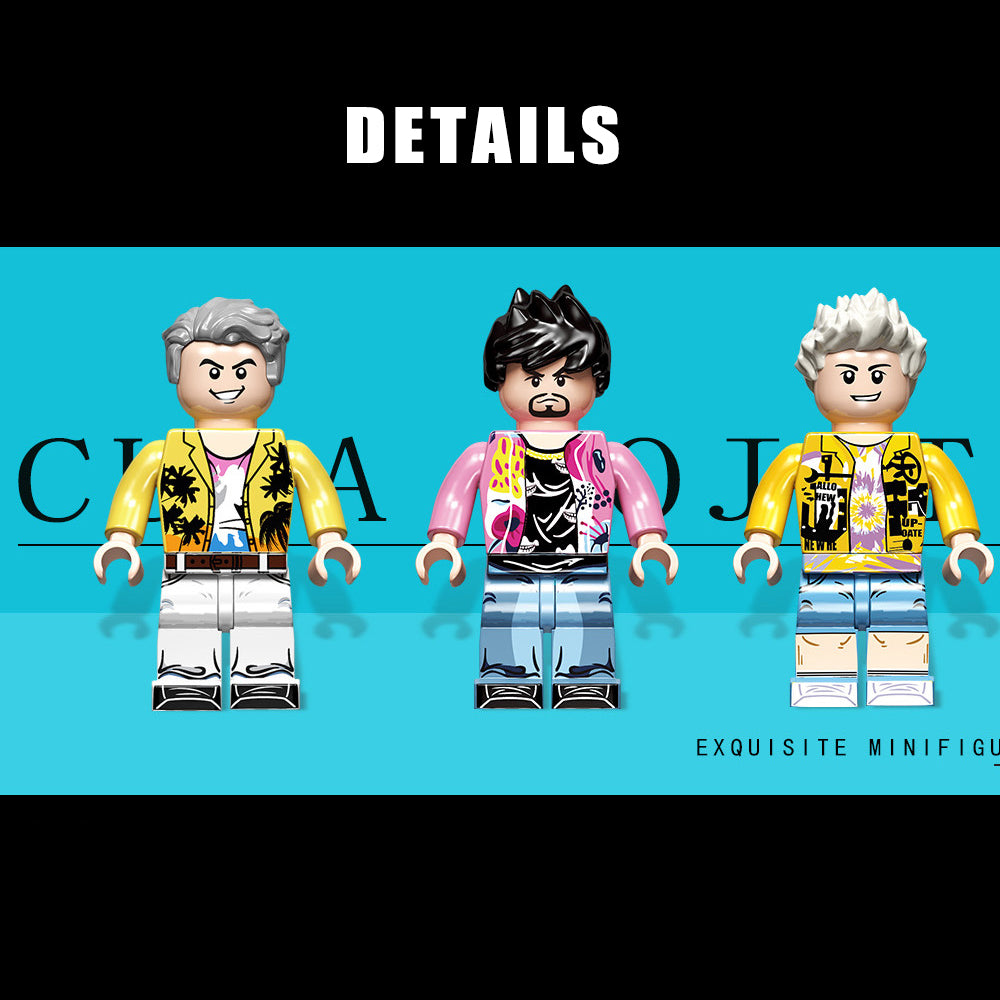 650PCS Havana City Model Building Blocks Bricks Street View Kids Toys Gifts