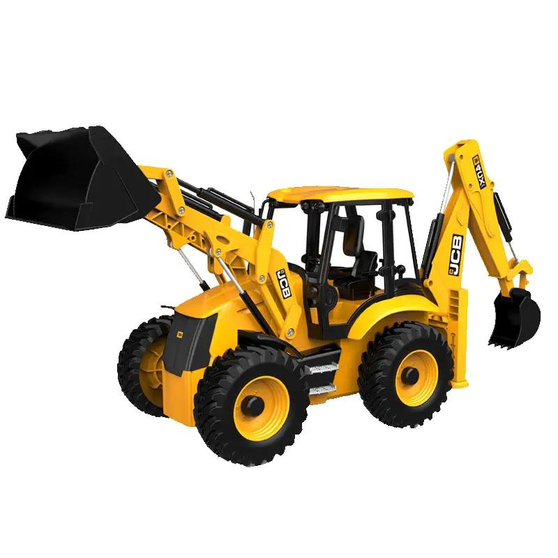 Double E E589-003 2.4G 1:20 RC JCB Backhoe Loader 2 in 1 Loader-Digger Bulldozer&Excavator Engineering truck