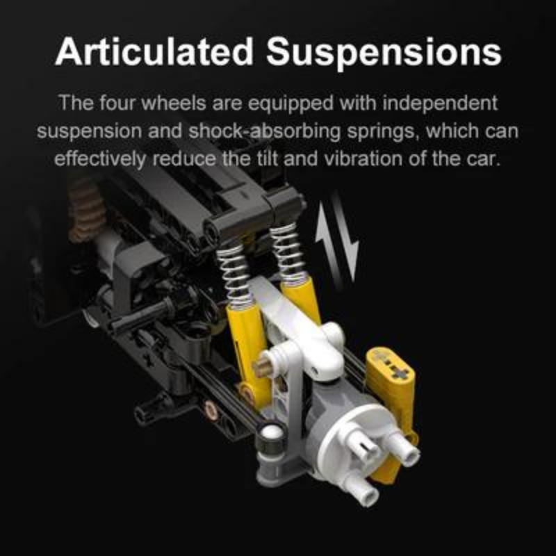 CaDA C61057W 3187PCS Bricks Master Series Italian Super Car Set 1:8 Scale Ferrari 488pista RC Car Building Blocks Toy Set