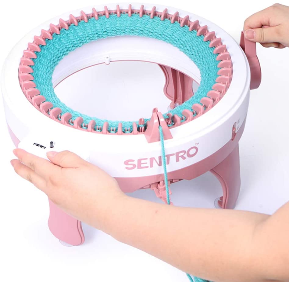 Sentro 48 Needle DIY Yarn Hand Knitting Machine Weaving Loom Knit for Scarf Hat Kid