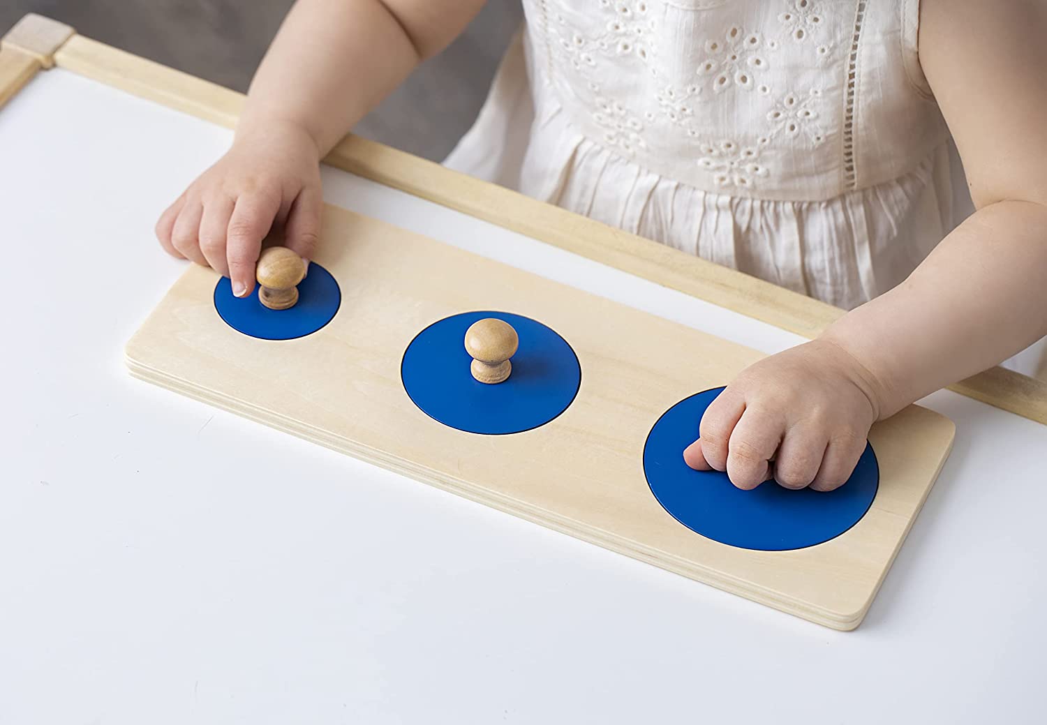 Montessori Shape Matching Wooden Puzzle Educational Basic Geometry Baby Toy