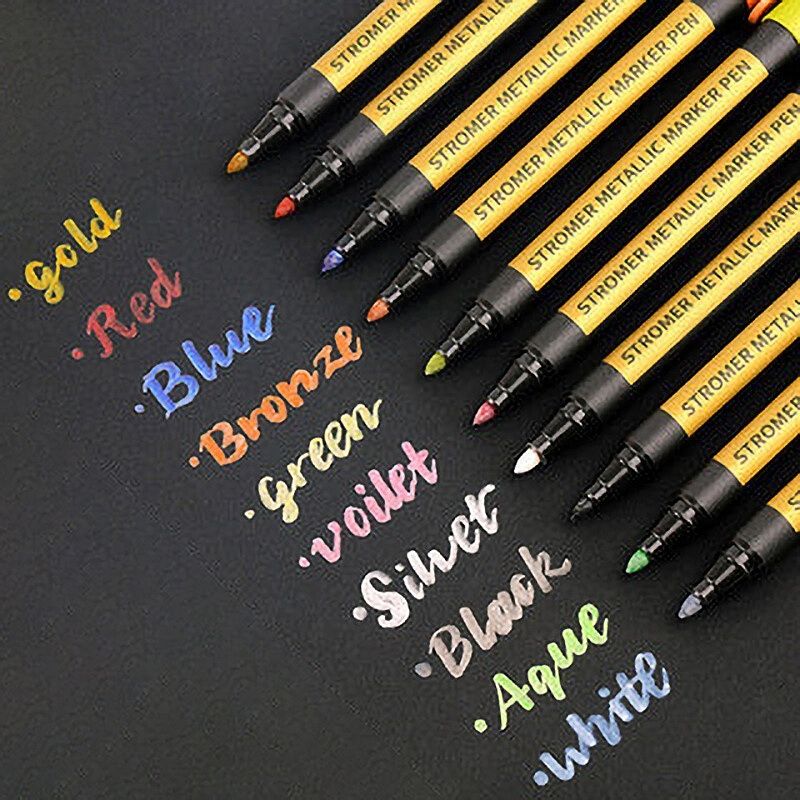 10-Colour Kid-Safe Acrylic Paint Pens | Quick-Dry, Non-Toxic Markers for Rock, Fabric, Ceramic & Multi-Surface Art – Includes Eco-Friendly Case (Ideal for Young Artists!)