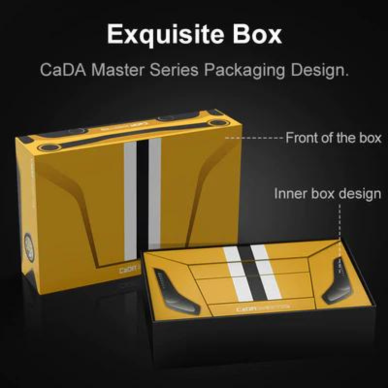 CaDA C61057W 3187PCS Bricks Master Series Italian Super Car Set 1:8 Scale Ferrari 488pista RC Car Building Blocks Toy Set