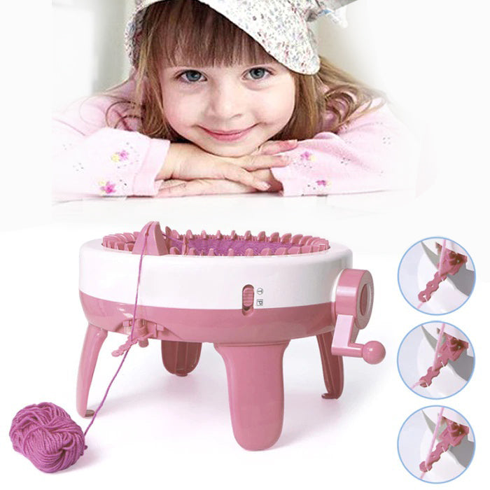 40 Needle DIY Yarn Hand Knitting Machine Weaving Loom Knit for Scraf Hat Kid