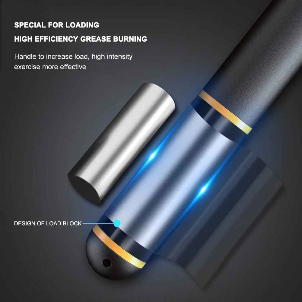 2-IN-1 Smart Cordless Skipping Rope With Digital Counter Non-slip Handle for Gym Sports Fitness - White/Blue