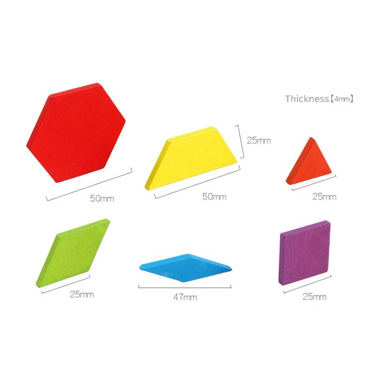 155Pcs Wooden Jigsaw Puzzle Games Montessori Educational Toys For Kids Patterns