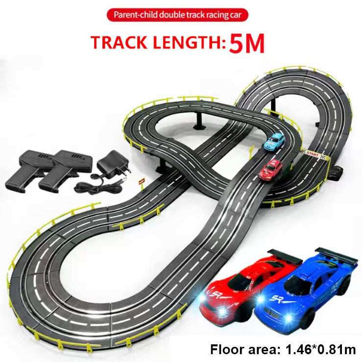 5m Electric Track Racing Slot Sets 1:43 Circuit Race RC Cars Kids Vehicle Toys Gift