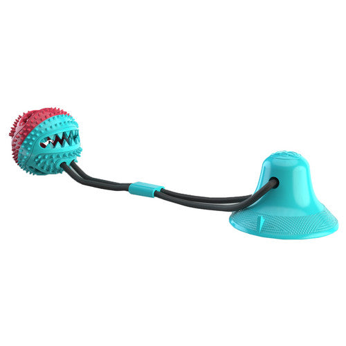 Dog Molar Bite Interactive Toy Multifunction Floor Suction Cup Balls Puppy Pet