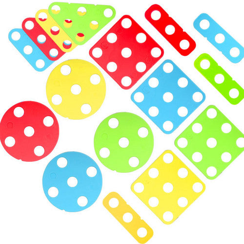 234pcs Mosaic Building Blocks Screws Nut DIY Puzzle Assemble Toy Set Child Gift