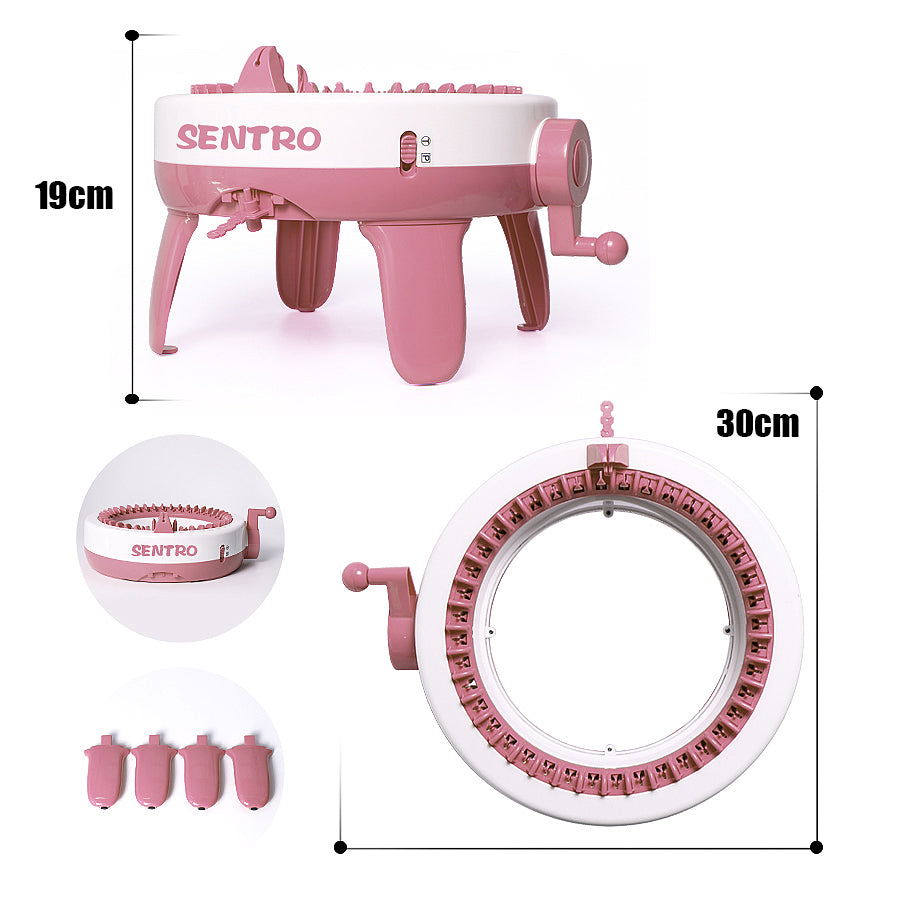 40 Needle DIY Yarn Hand Knitting Machine Weaving Loom Knit for Scraf Hat Kid