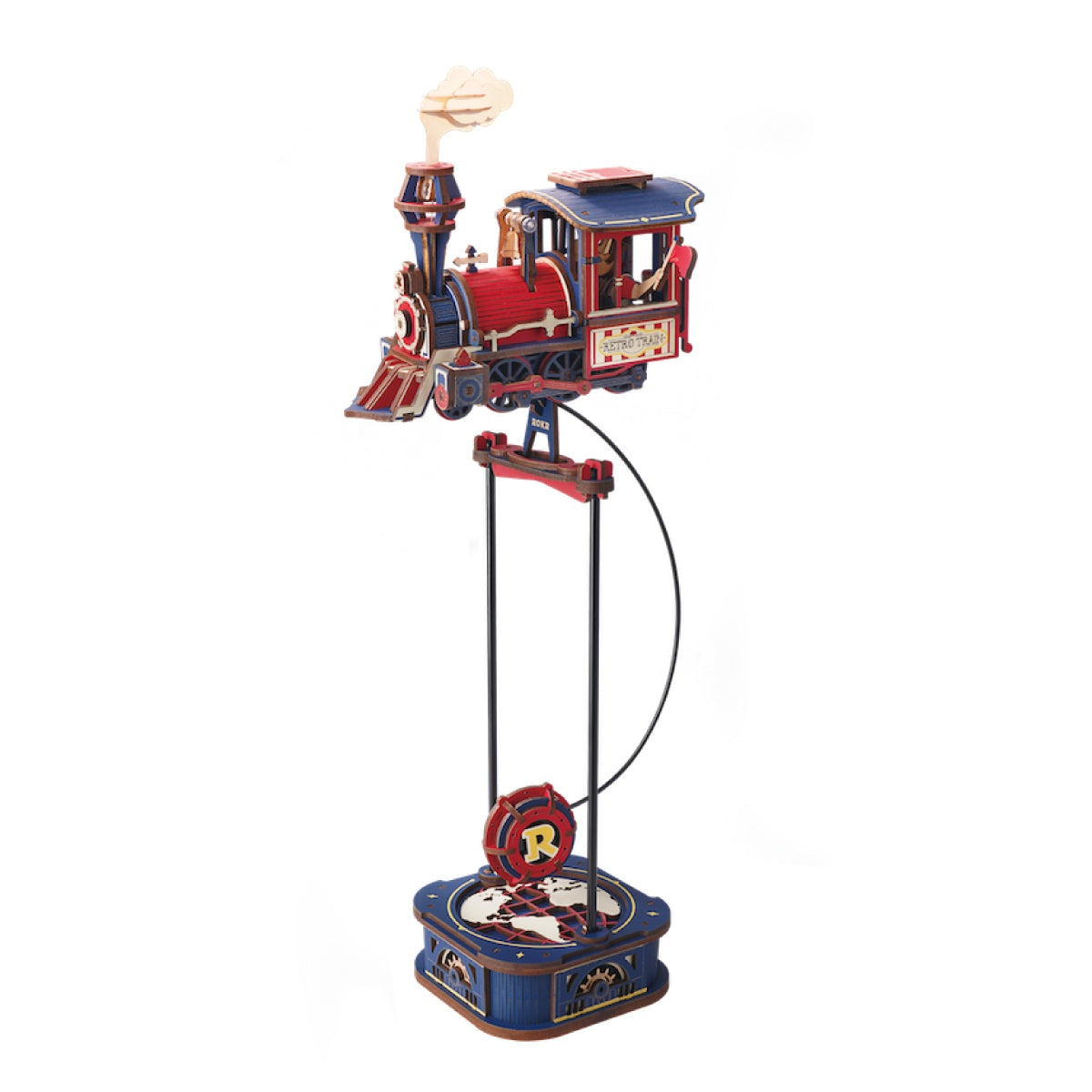 ROKR Power Express MCD07 — completed model DIY kit display
