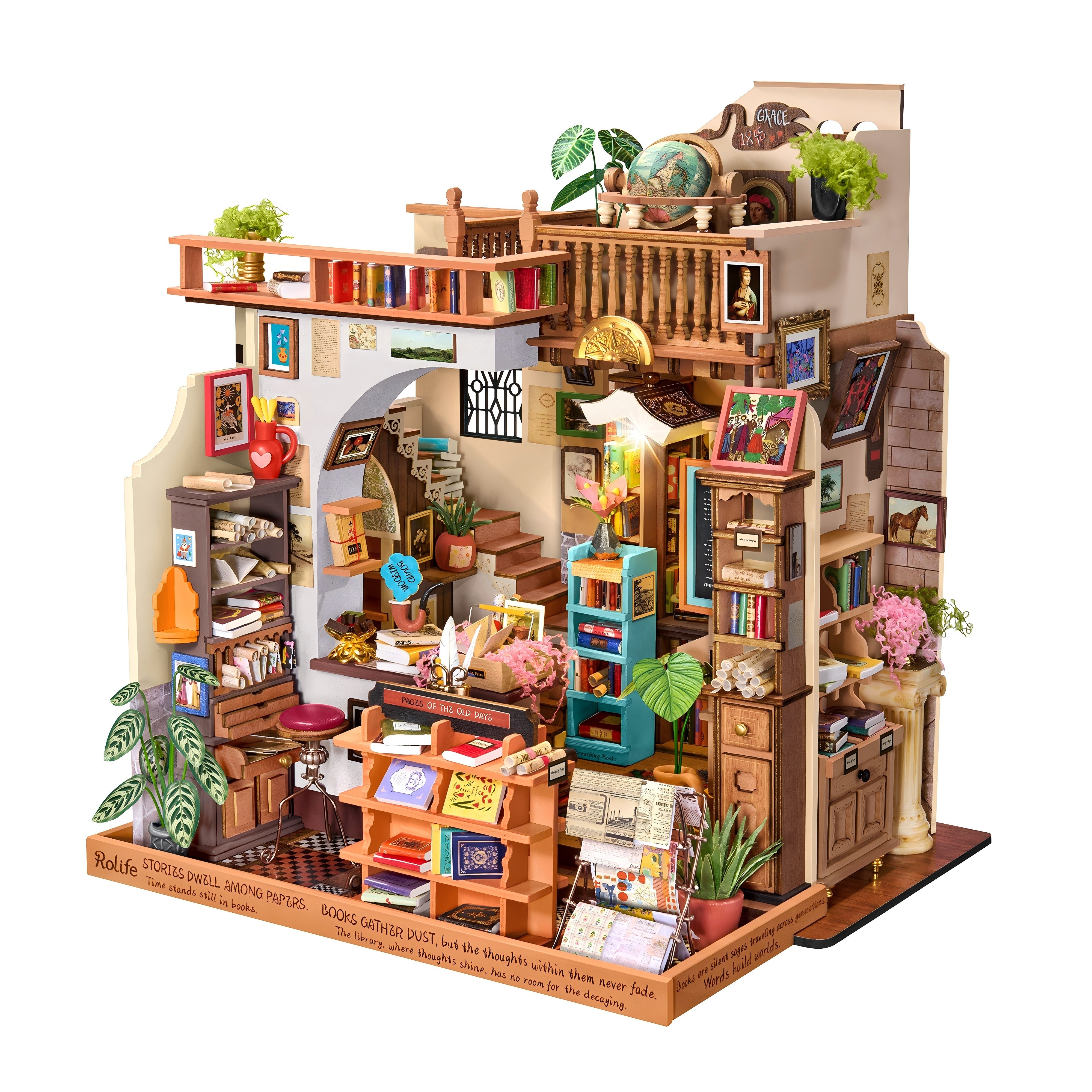 Rolife Pagestory Books DH103 — completed model DIY kit display