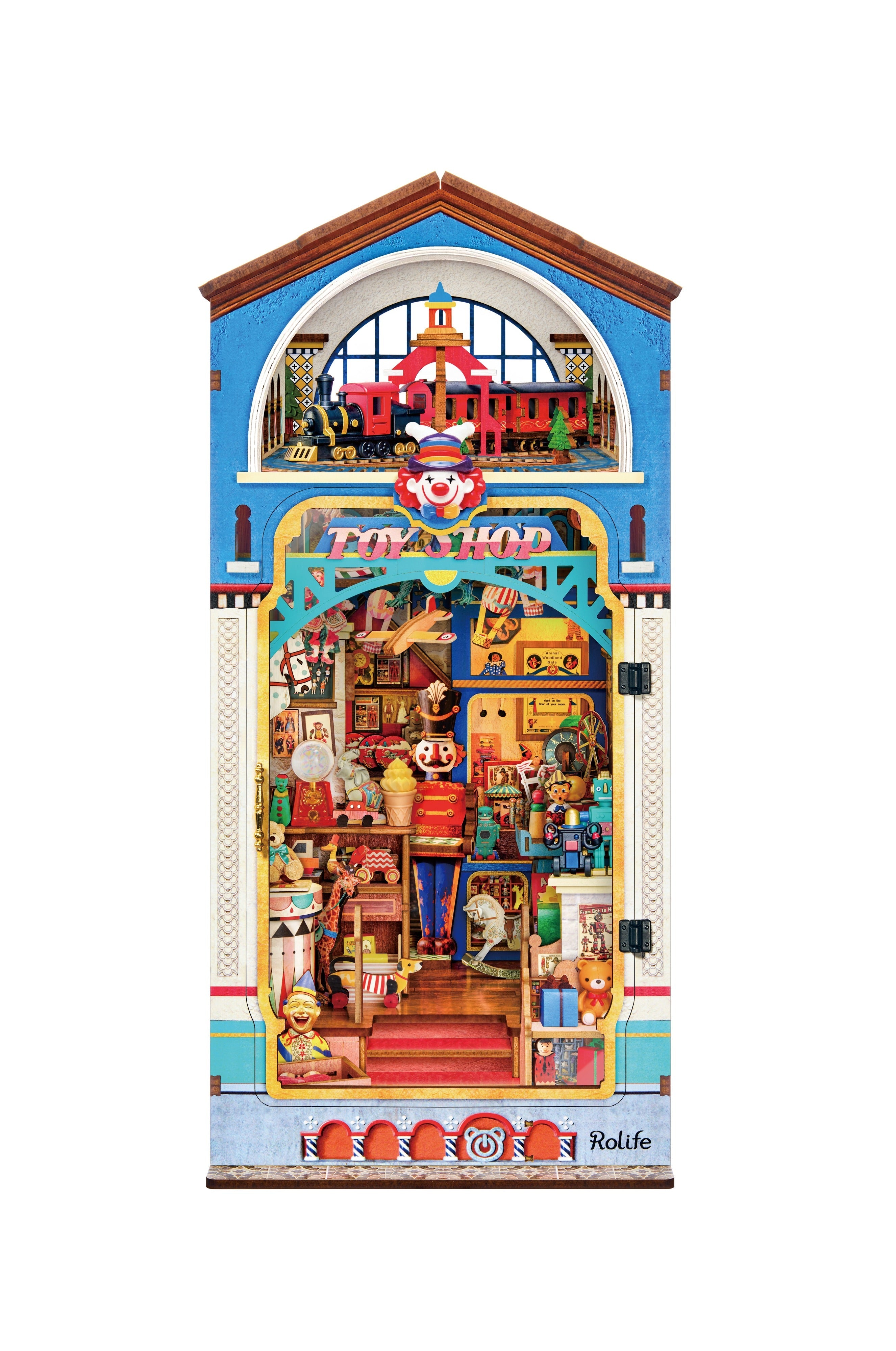 Rolife Treasure Toy Shop TGB23 — completed model DIY kit display