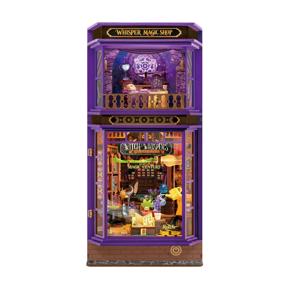 Rolife Whisper Magic Shop TGB22 — completed model DIY kit display