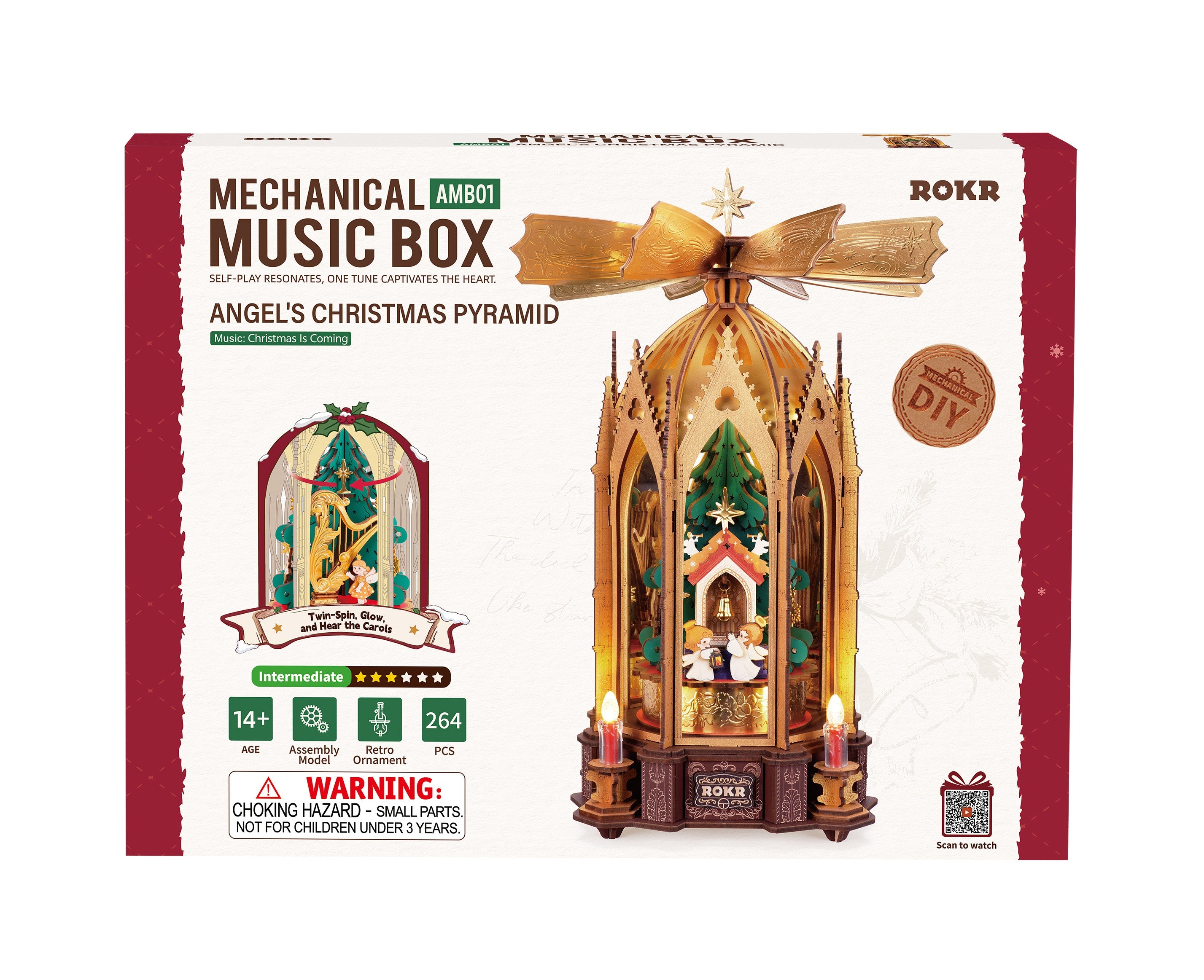 ROKR Blessed Christmas Pyramid AMB01 — front packaging DIY kit