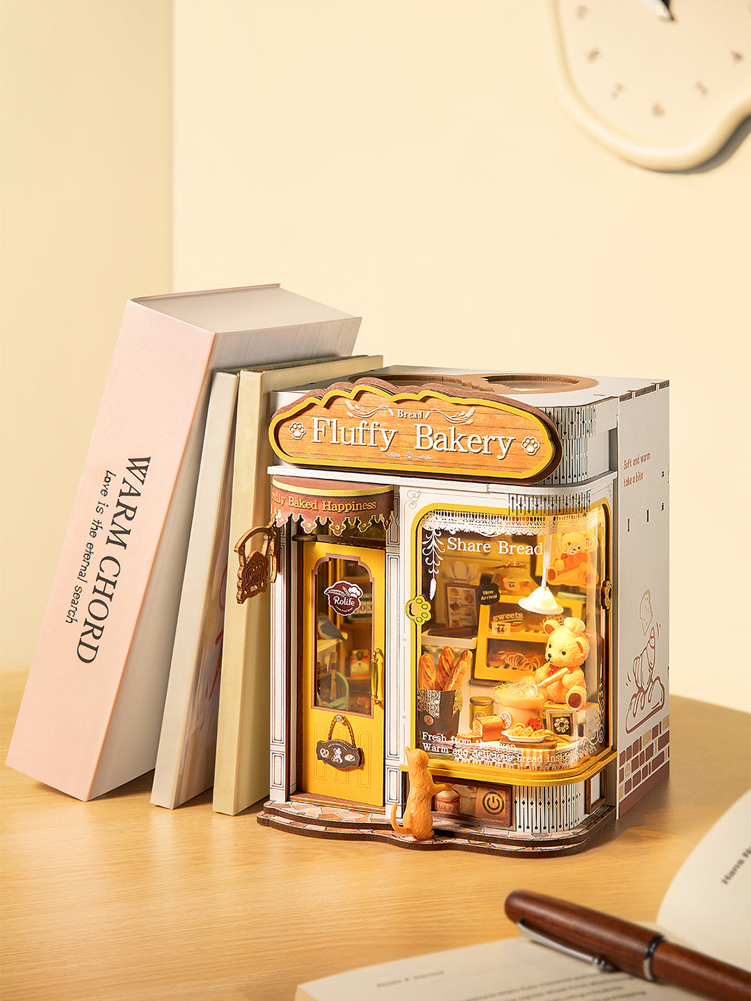Rolife Fluffy Bakery TGE07 — display setting DIY kit display