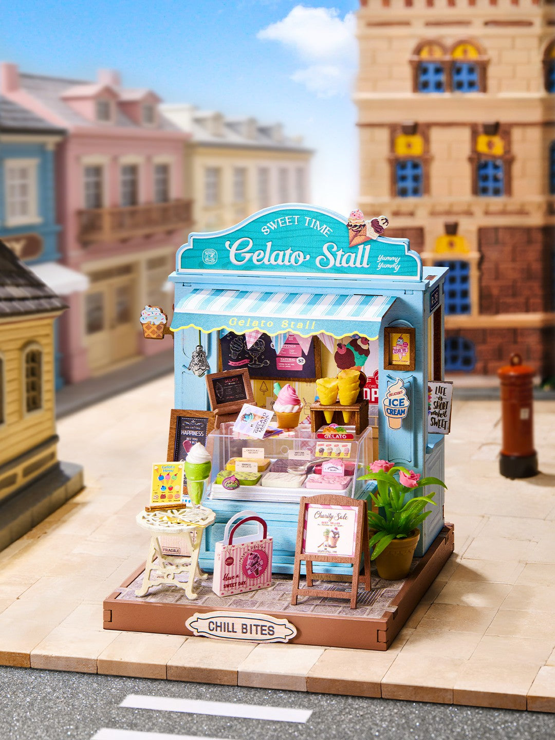 Rolife Gelato Stall DS052 — display setting DIY kit display
