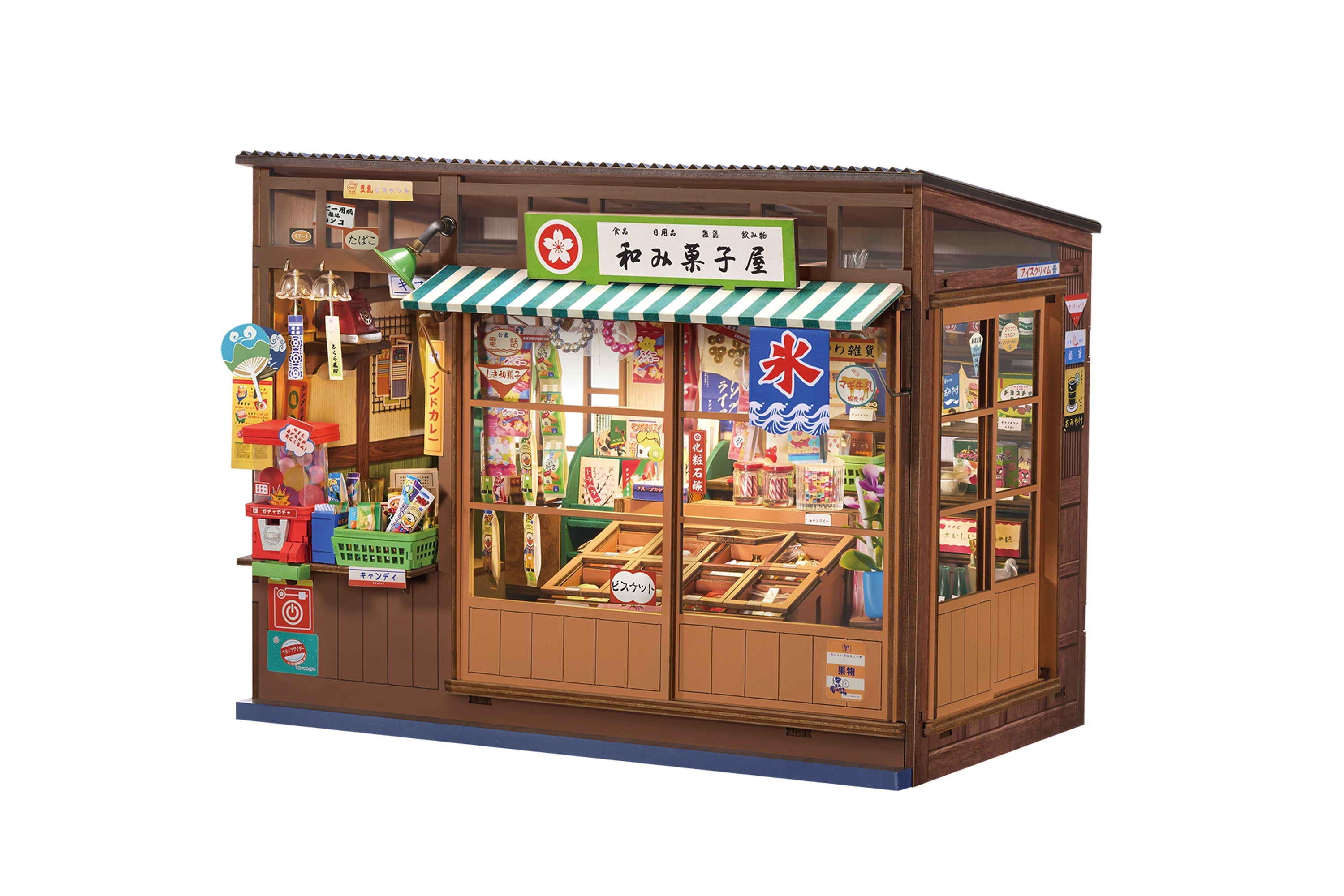 Rolife Nostalgic Corner Shop TGE05 — display setting DIY kit display