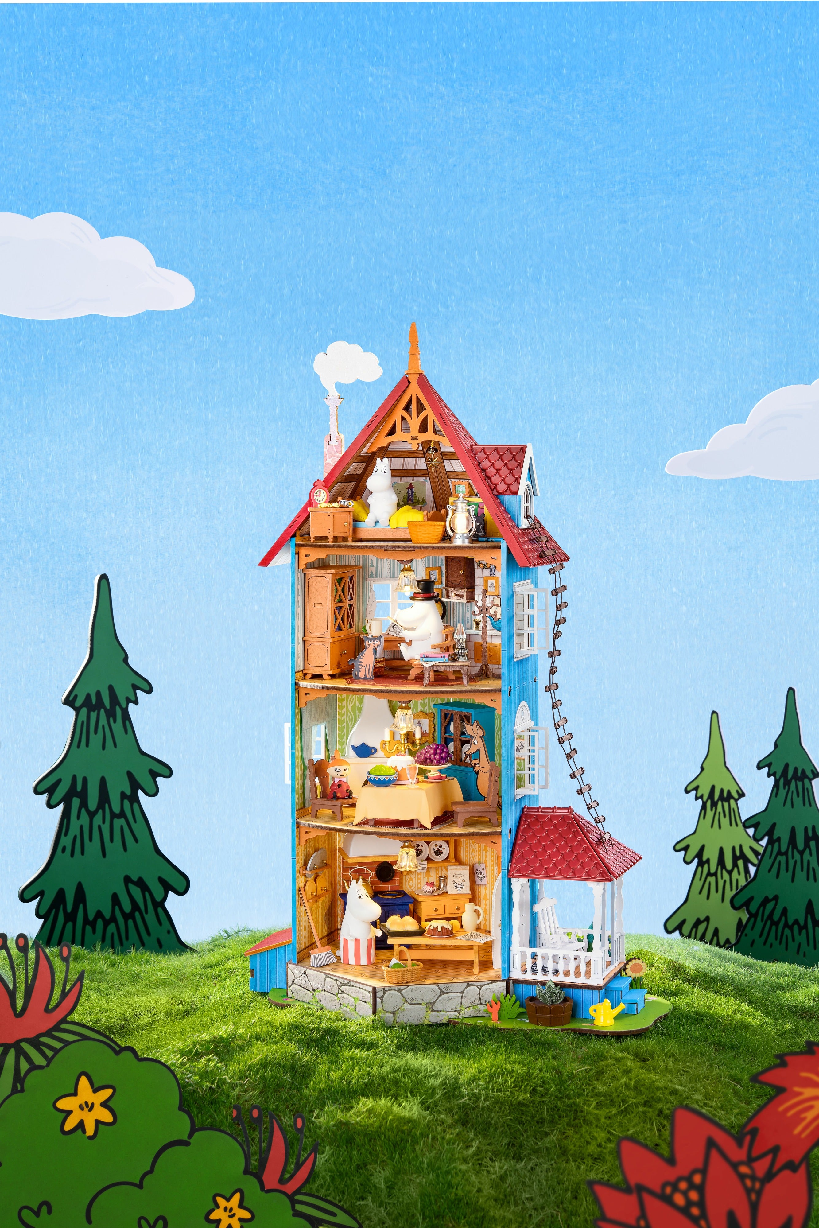 Rolife Rolife Moominhouse DA009 — display setting DIY kit display