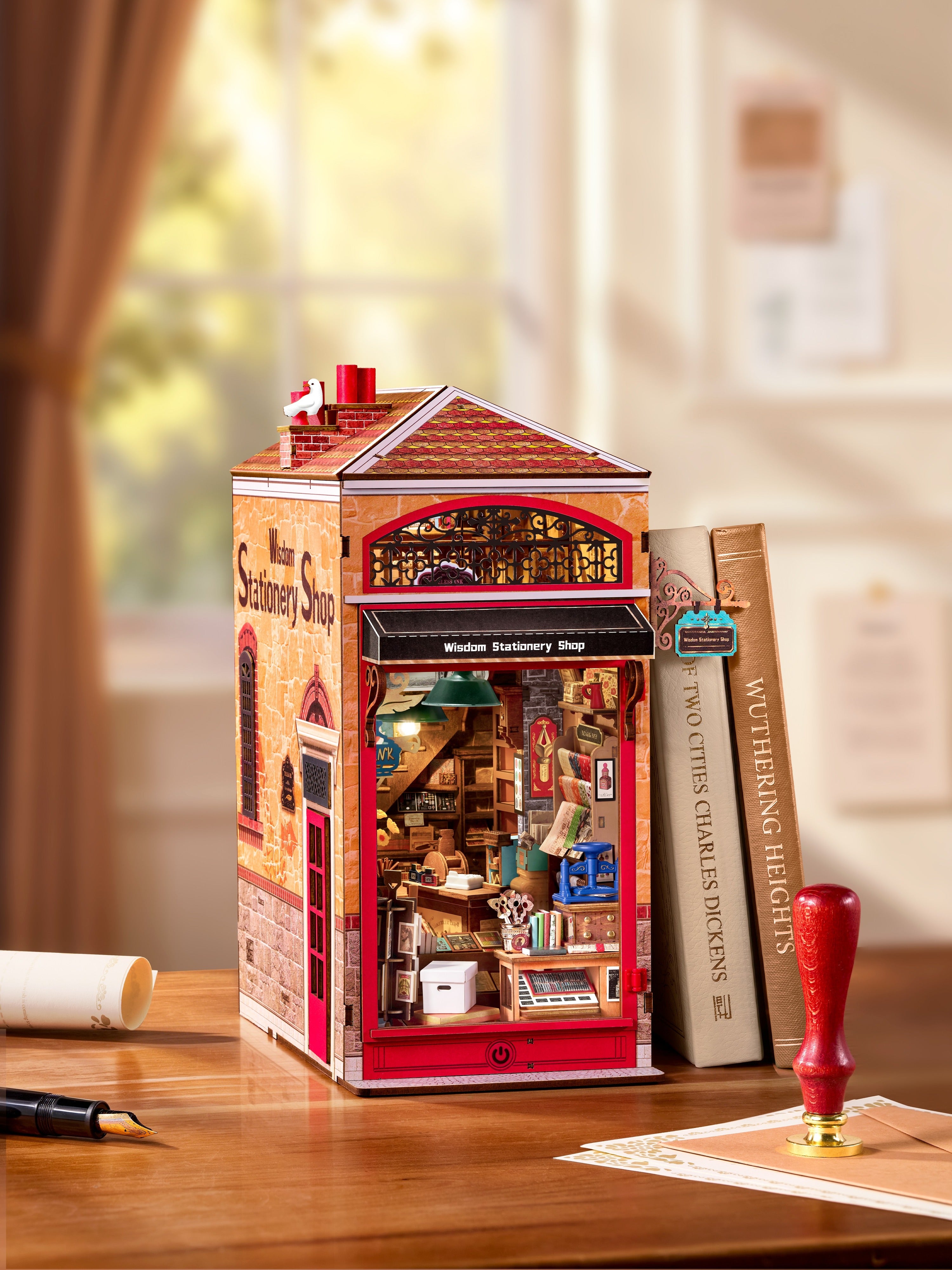 Rolife Wisdom Stationery Shop TGB19 — display setting DIY kit display