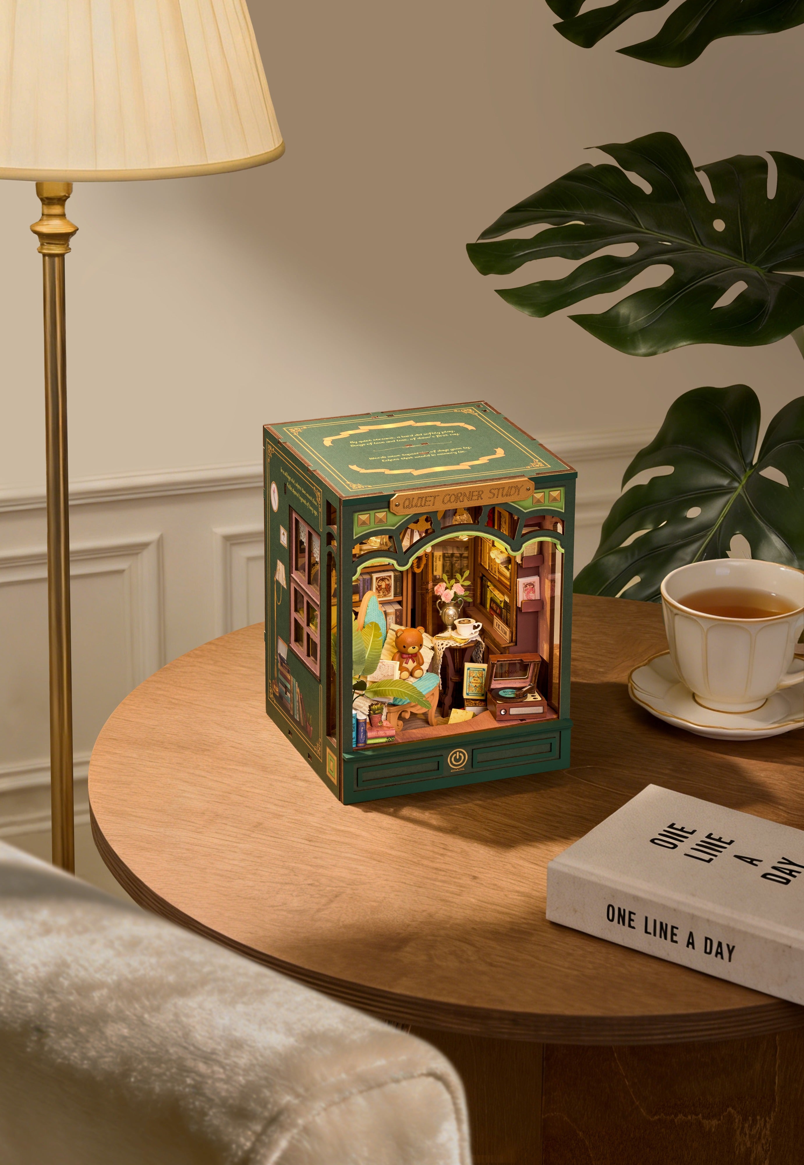 Rolife Quiet Corner Study TGE03 — display setting, view 5 DIY kit display