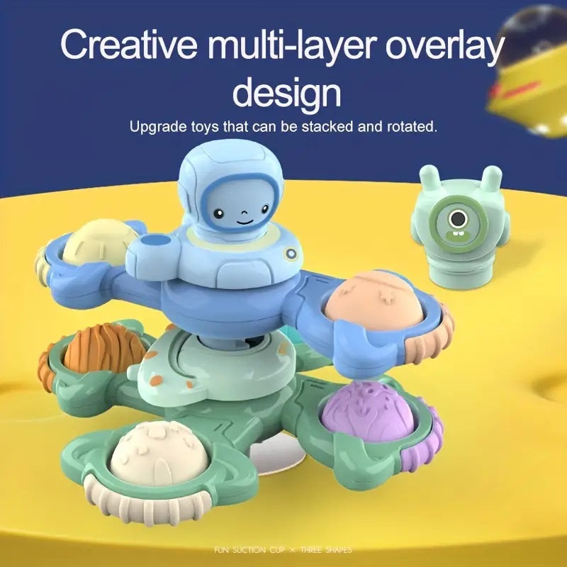 Children's Gyroes Teether DIY Space Baby Assembled Spinning-Toy Stable