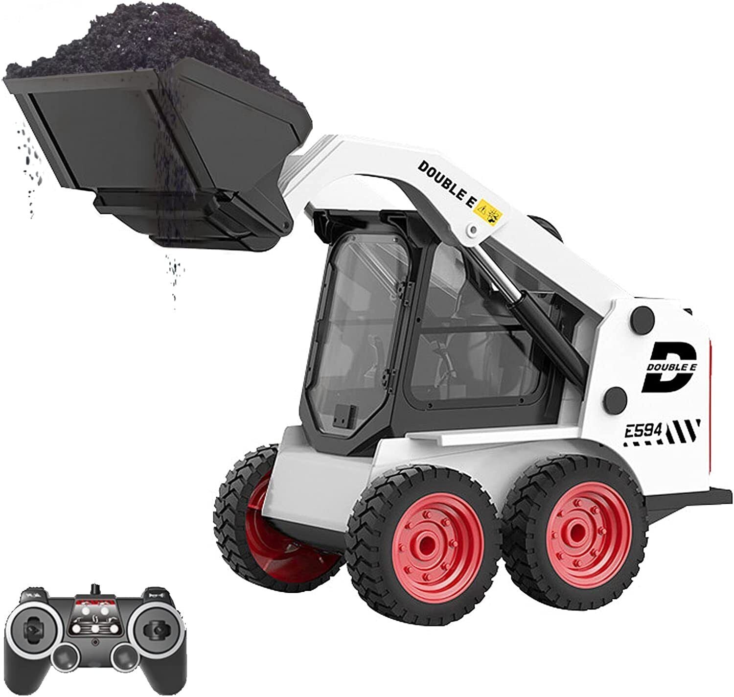 Double E E594-003 2.4GHz RC Hydraulic Skid Steer Loader Toy Gift