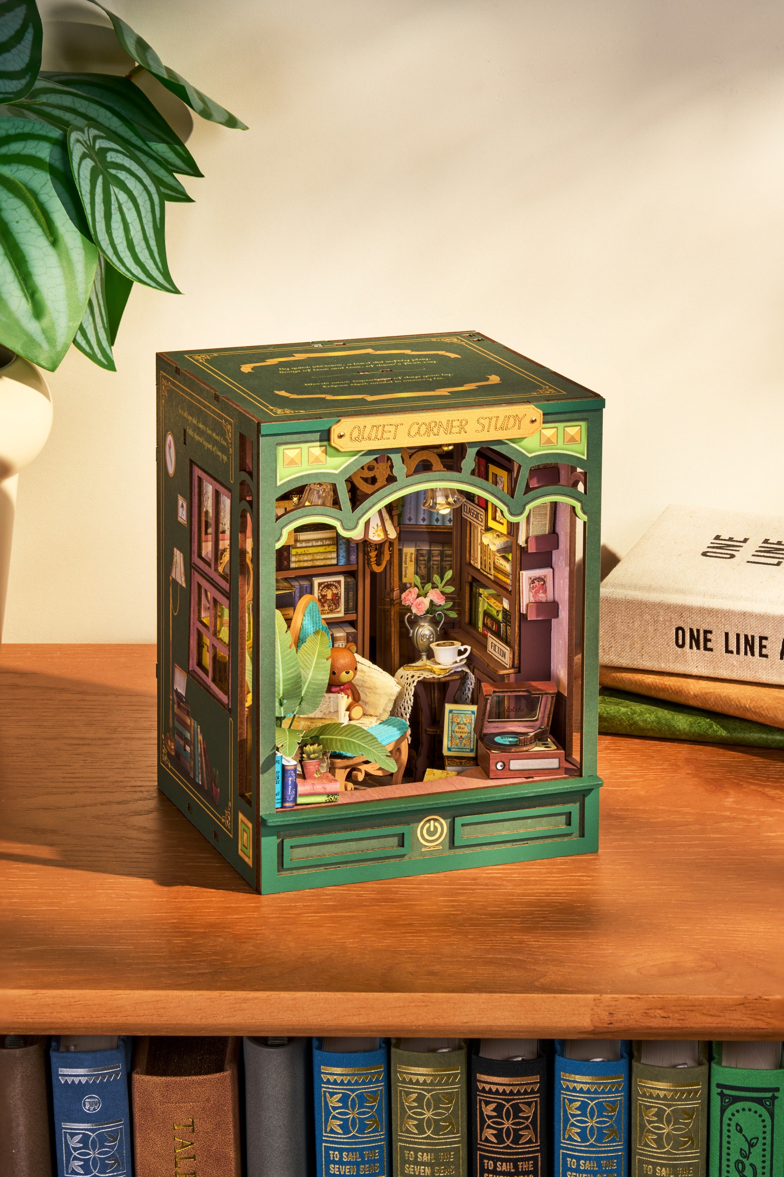 Rolife Quiet Corner Study TGE03 — display setting, view 7 DIY kit display