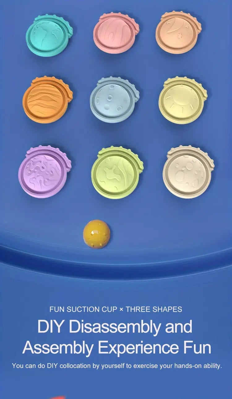 Children's Gyroes Teether DIY Space Baby Assembled Spinning-Toy Stable