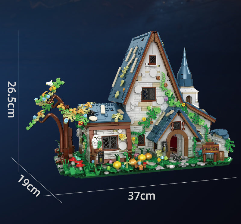 2666PCS Witch House Medieval Architecture The Sanderson Sisters' Cottage Building Toy Set WGC
