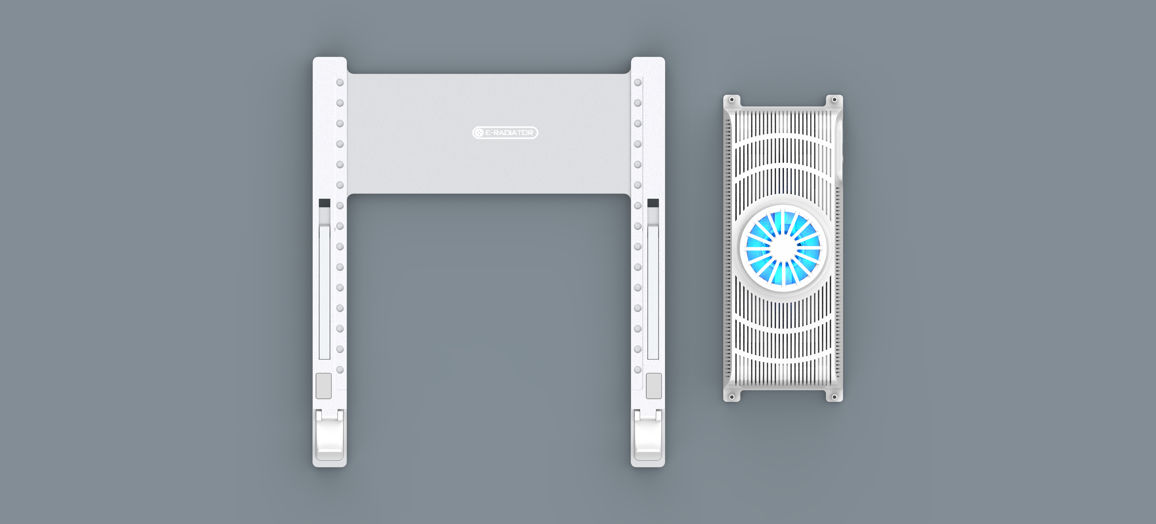 Notebook Air Cooler Stand Semiconductor Refrigeration Radiator Computer Mute Fan Base for 12-18 inch Cooling Pad Bracket
