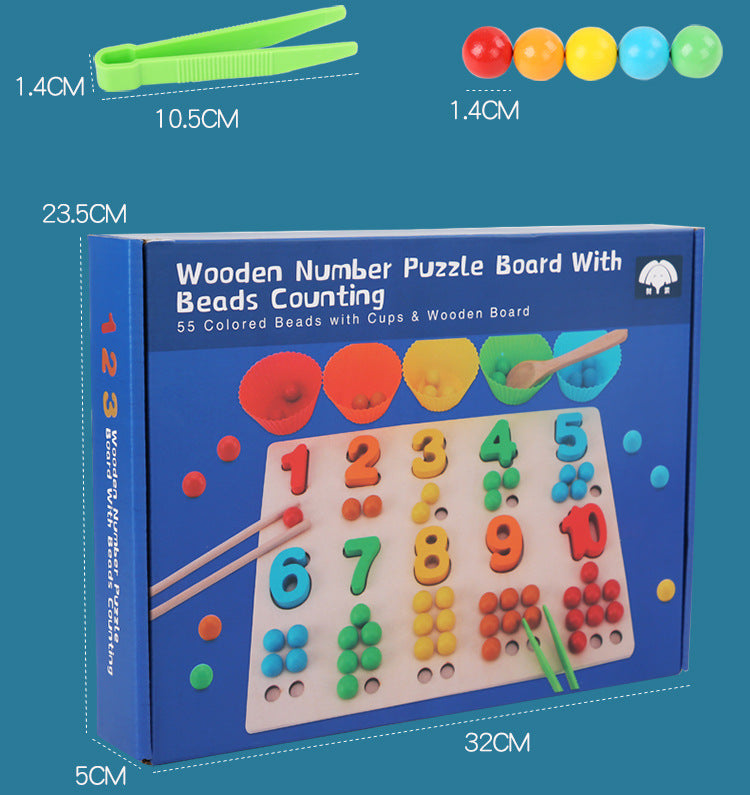 Early Educational Wooden Rainbow Toy Balls Set Color Matching Baby Toys Montessori Kids Education Wooden Montessori Toy