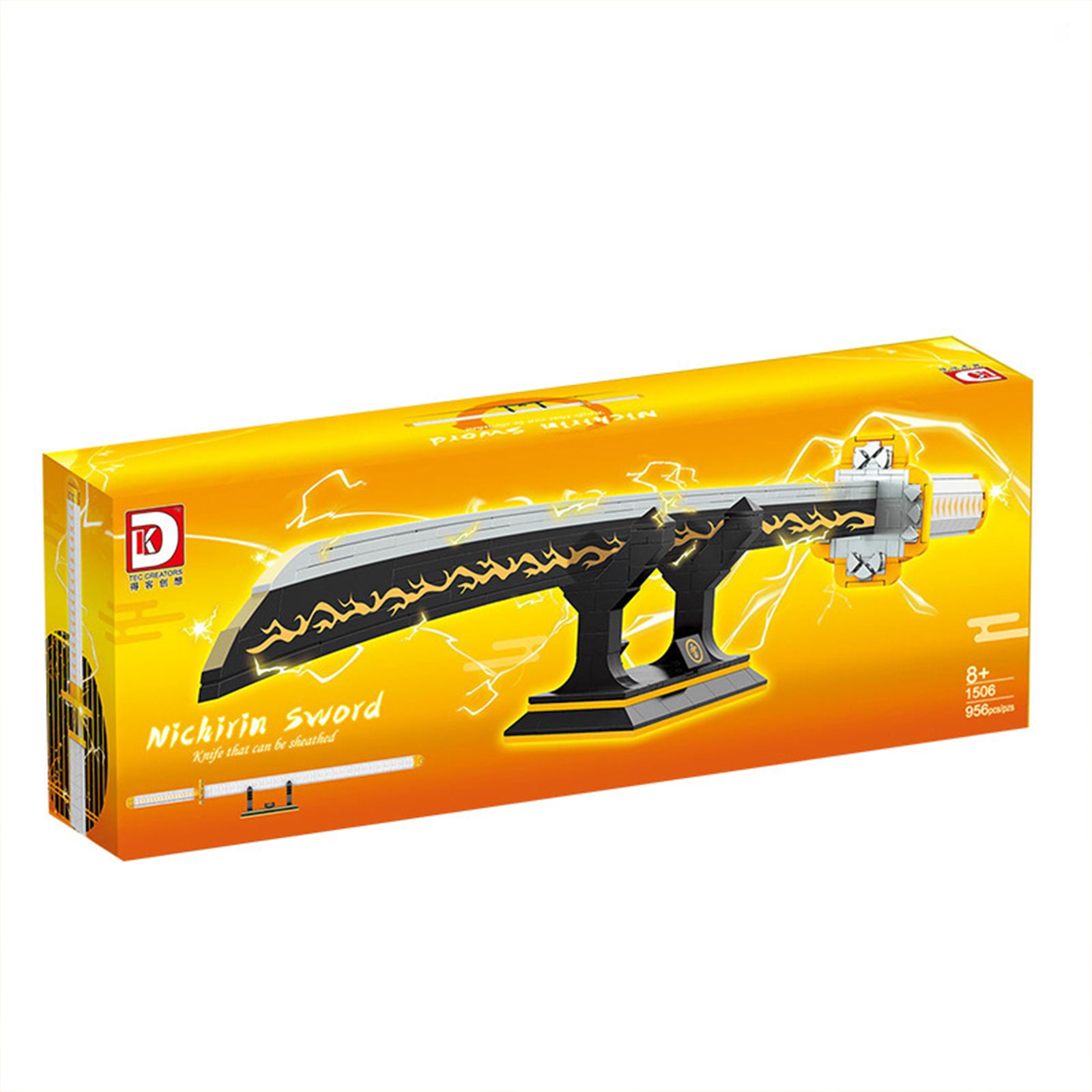 Demon 1506 Slayer Building Block Sword Toy Katana Building Block Model Assembly Swords Toys Weapon Toy Brick For Children