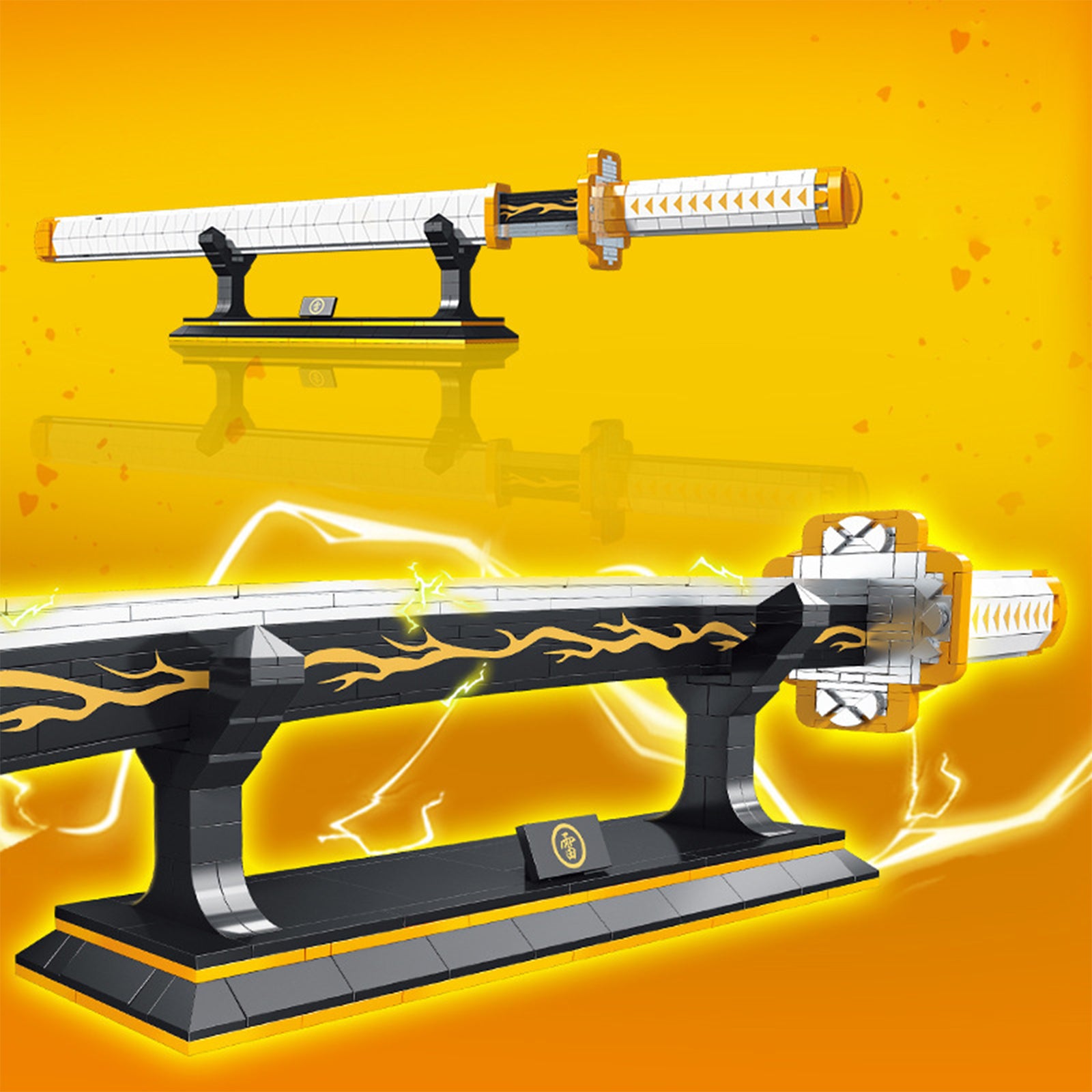 Demon 1506 Slayer Building Block Sword Toy Katana Building Block Model Assembly Swords Toys Weapon Toy Brick For Children