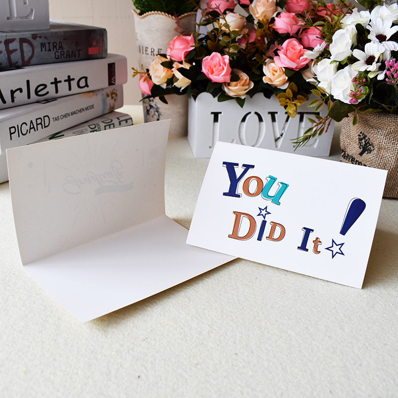 Graduation Note Card Graduate Cards 6 Styles Bulk Mixed Party Card Pack With Envelopes and Stickers 24Pcs & 48Pcs