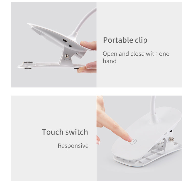 Rotated in 360 Degree Study Reading Light Detachable Desk Learning Lamp Design Removable Led Magnet Lamp