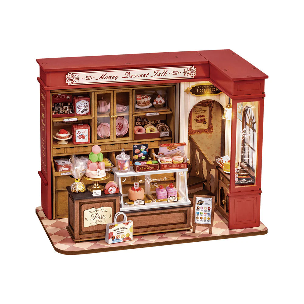 Robotime Rolife Honey Dessert Talk DIY Miniature House DG168