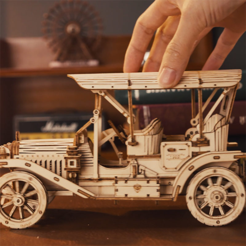 ROKR Vintage Car 298 Pics  MC801  1:15 Scale Model Vehicle A Great Gift to Kids