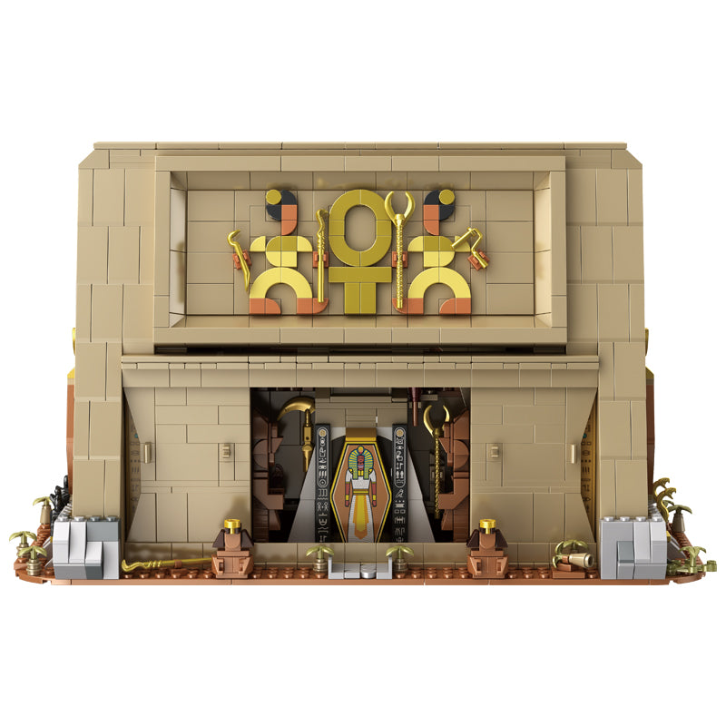 2666pcs Ancient Egyptian Temple Architecture Building Blocks Set WGC