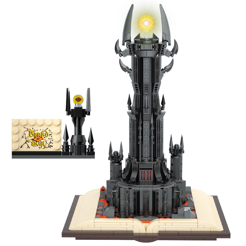 Lord of the Rings Castle Block Toy Creator Building Dark Tower Magic Book Harry Magic Train Block Set Boy Adult Gift