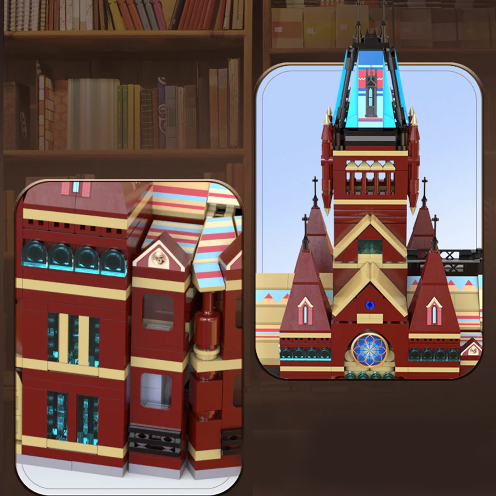 CaDA Harvard Memorial Hall C66017W Harvard University Official License Gift for Children Adult