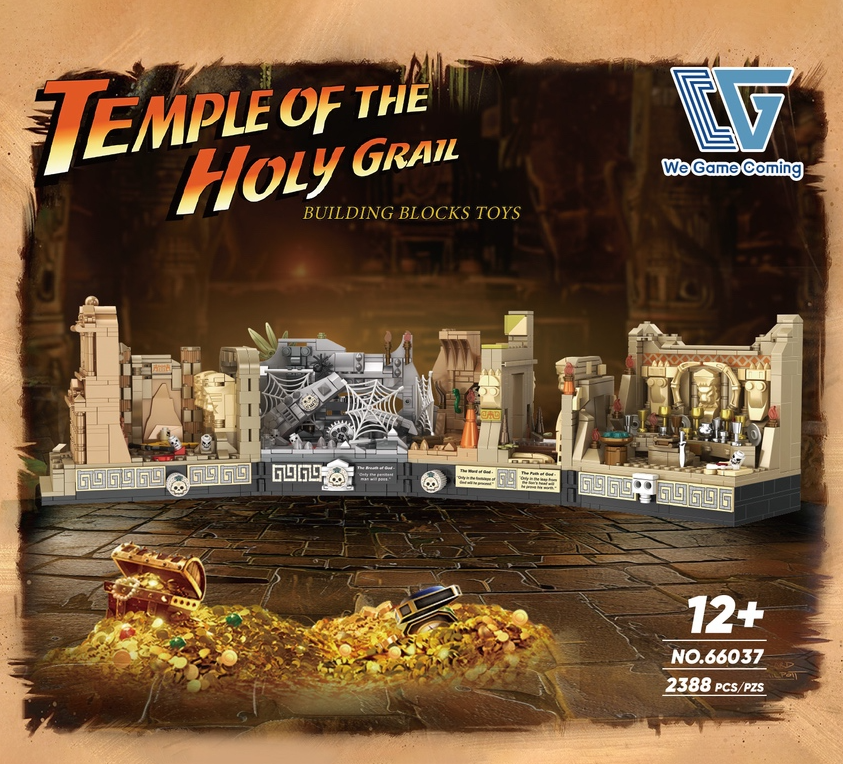 2388PCS Indiana Jones Tomb Adventure Building Blocks Raiders Of The Lost Ark Scenes DIY Model WGC