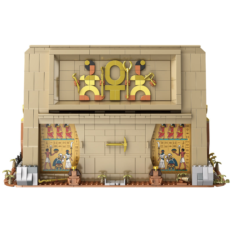 2666pcs Ancient Egyptian Temple Architecture Building Blocks Set WGC