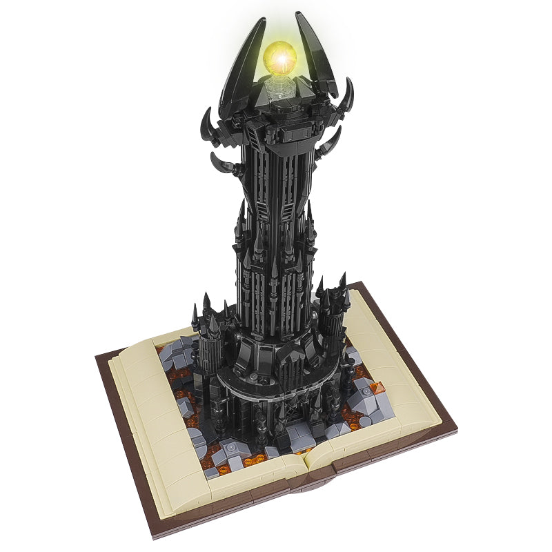 Lord of the Rings Castle Block Toy Creator Building Dark Tower Magic Book Harry Magic Train Block Set Boy Adult Gift