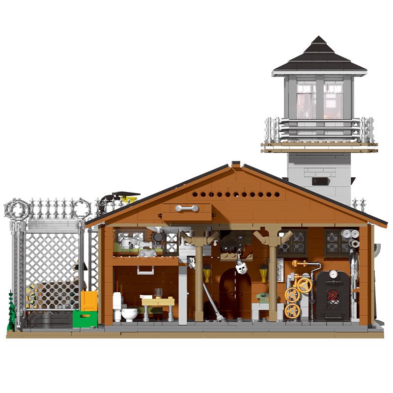 2288pcs The Walking Dead Apocalypse Prison Building Block Creative Design WGC