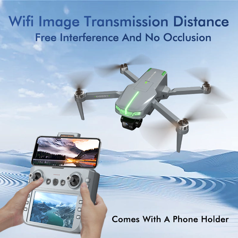 Global Drone GD97 Max 250g with 3-Axis Gimbal & 4K Camera | Lightweight RC Quadcopter vs Helicopter, 2.4G 4CH Remote