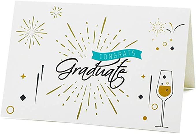 Graduation Note Card Graduate Cards 6 Styles Bulk Mixed Party Card Pack With Envelopes and Stickers 24Pcs & 48Pcs