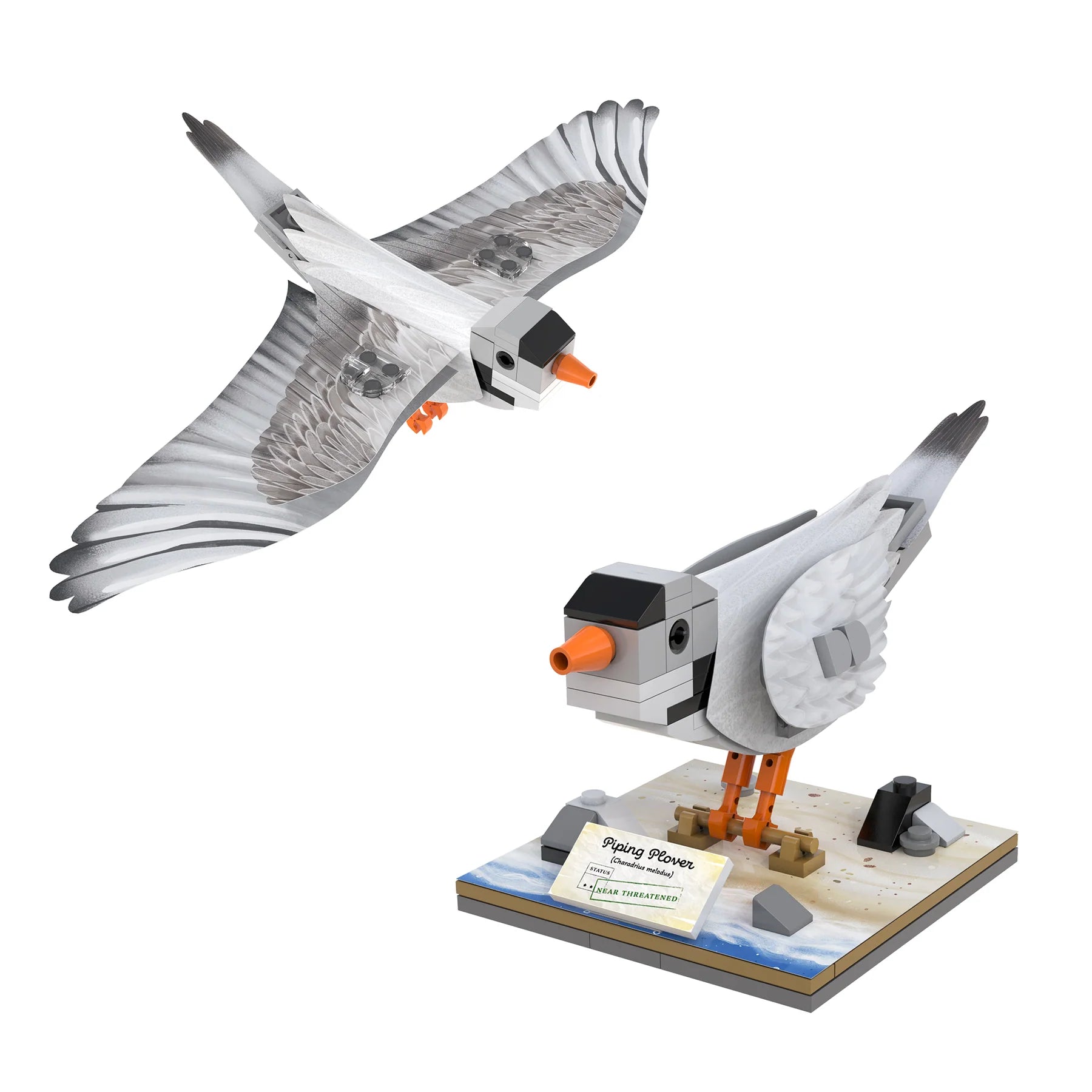 CaDA C71025W 382 Pcs Elements Endangered Birds of North America building blocks Compatible with Lego
